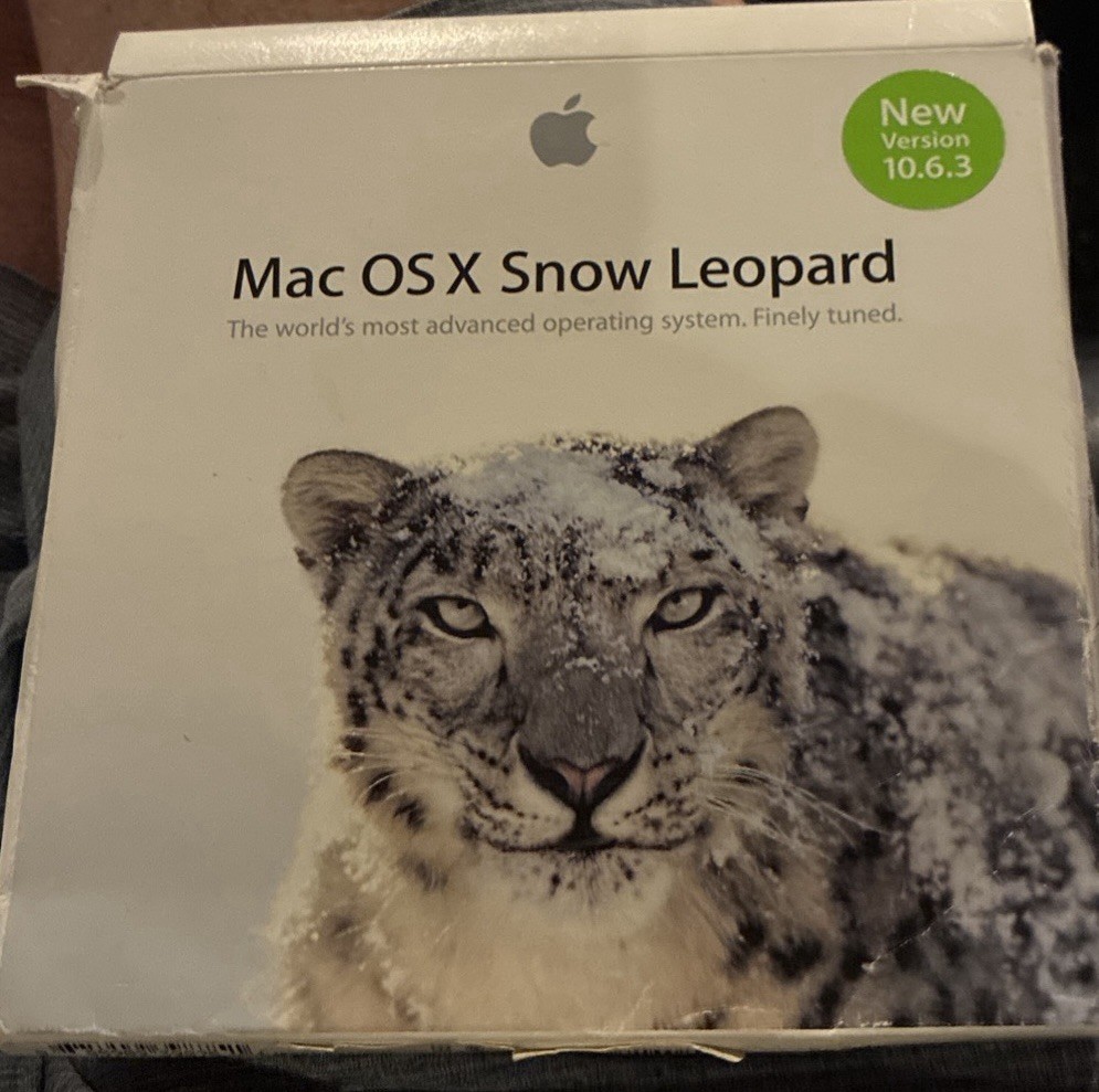 Apple Snow Leopard Mac OS X 10.6.3 Operation System