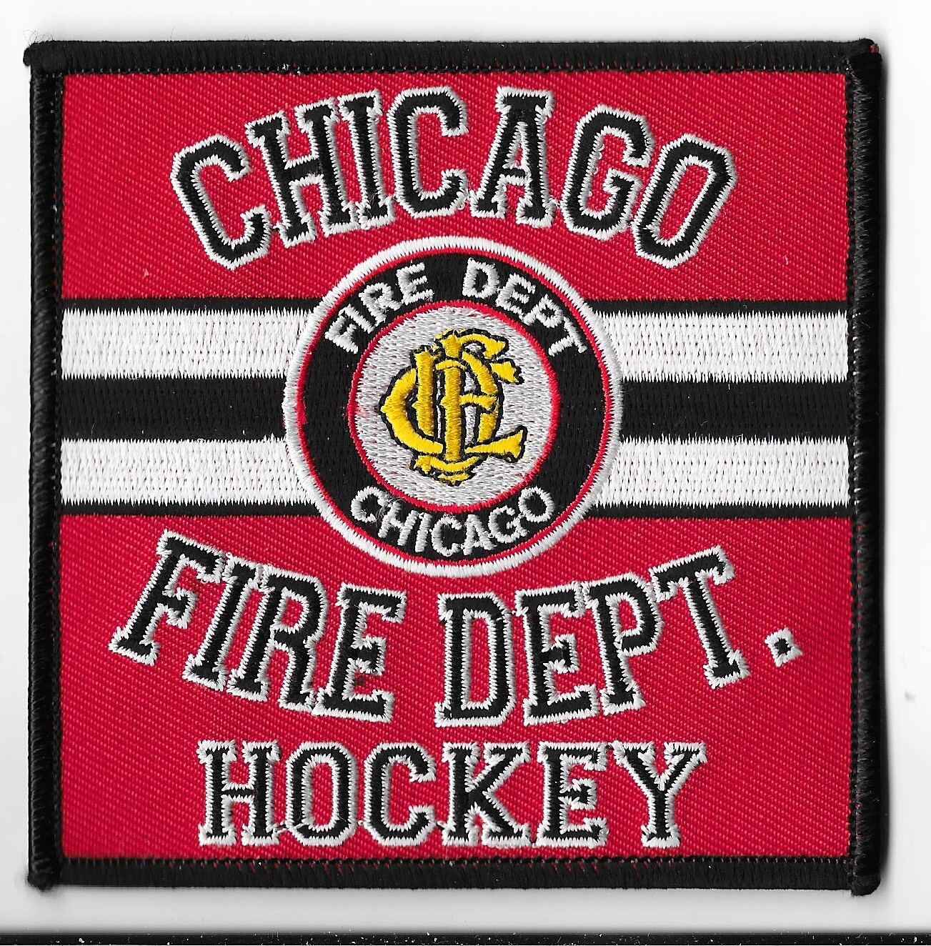 Chicago Fire Department, Illinois Hockey Shoulder Patch V1