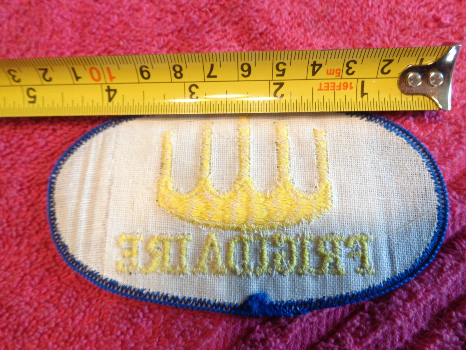 Frigidaire Patch - Vintage - New - Original - 2 1/2 x 4 1/2