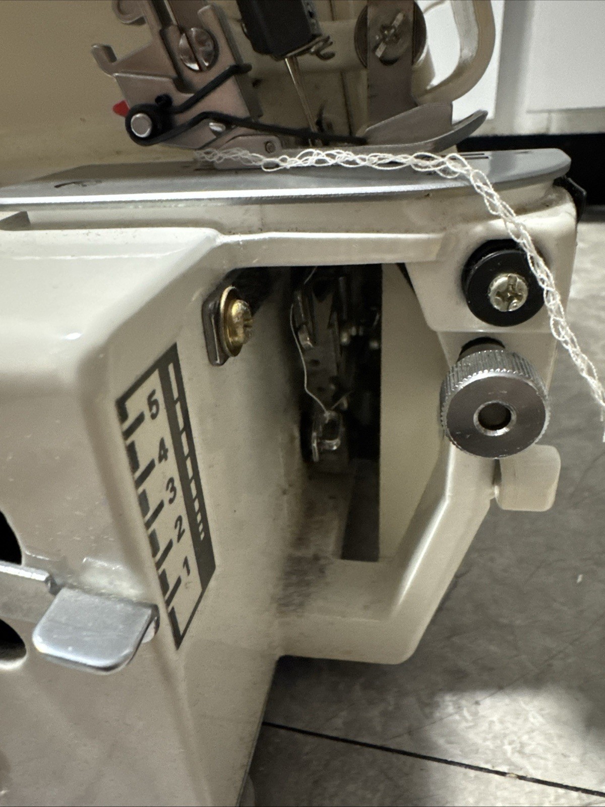 White Serger Speedylock Model #SL234D Untested No Pedal