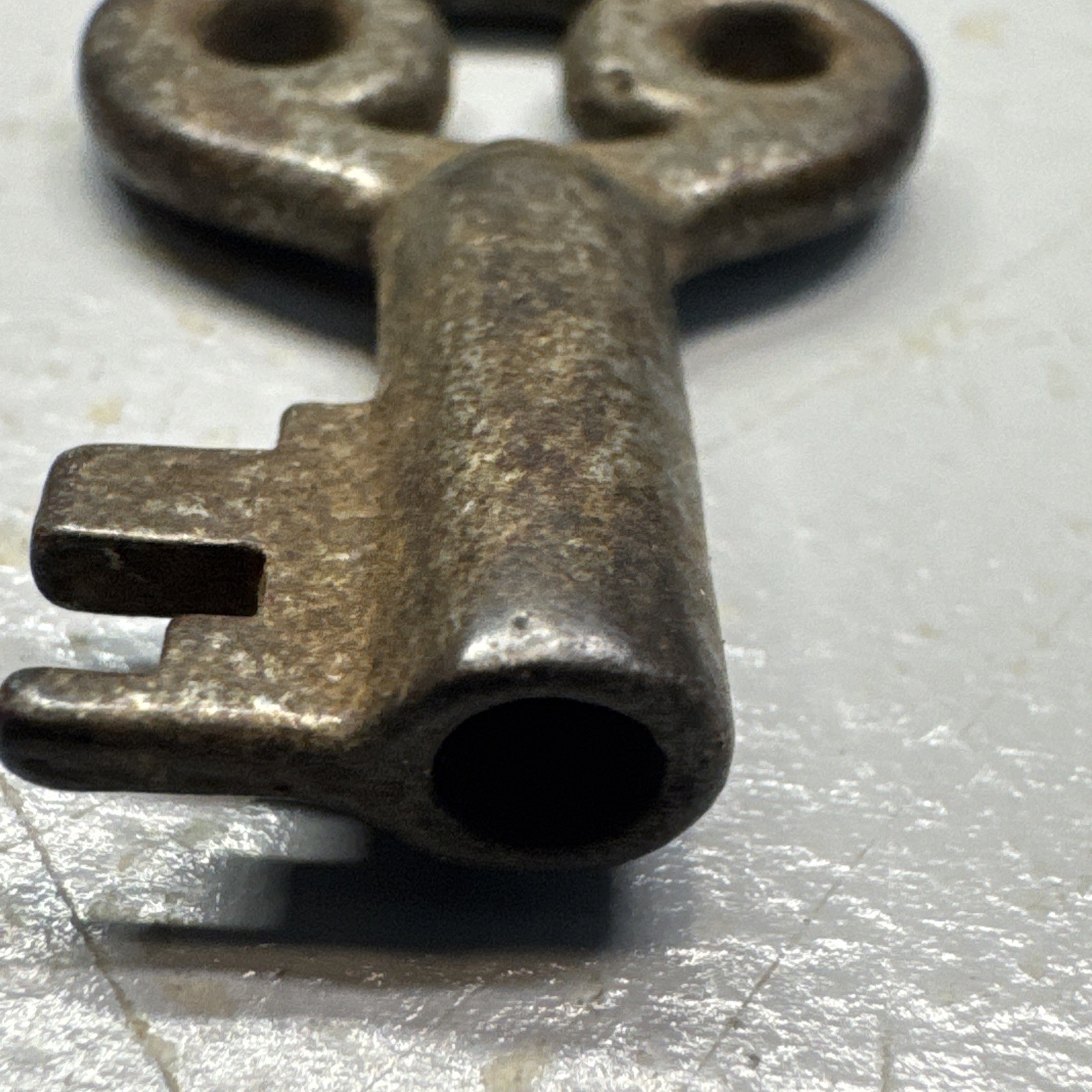 Antique Hollow Barrel Skeleton Key 1.25”