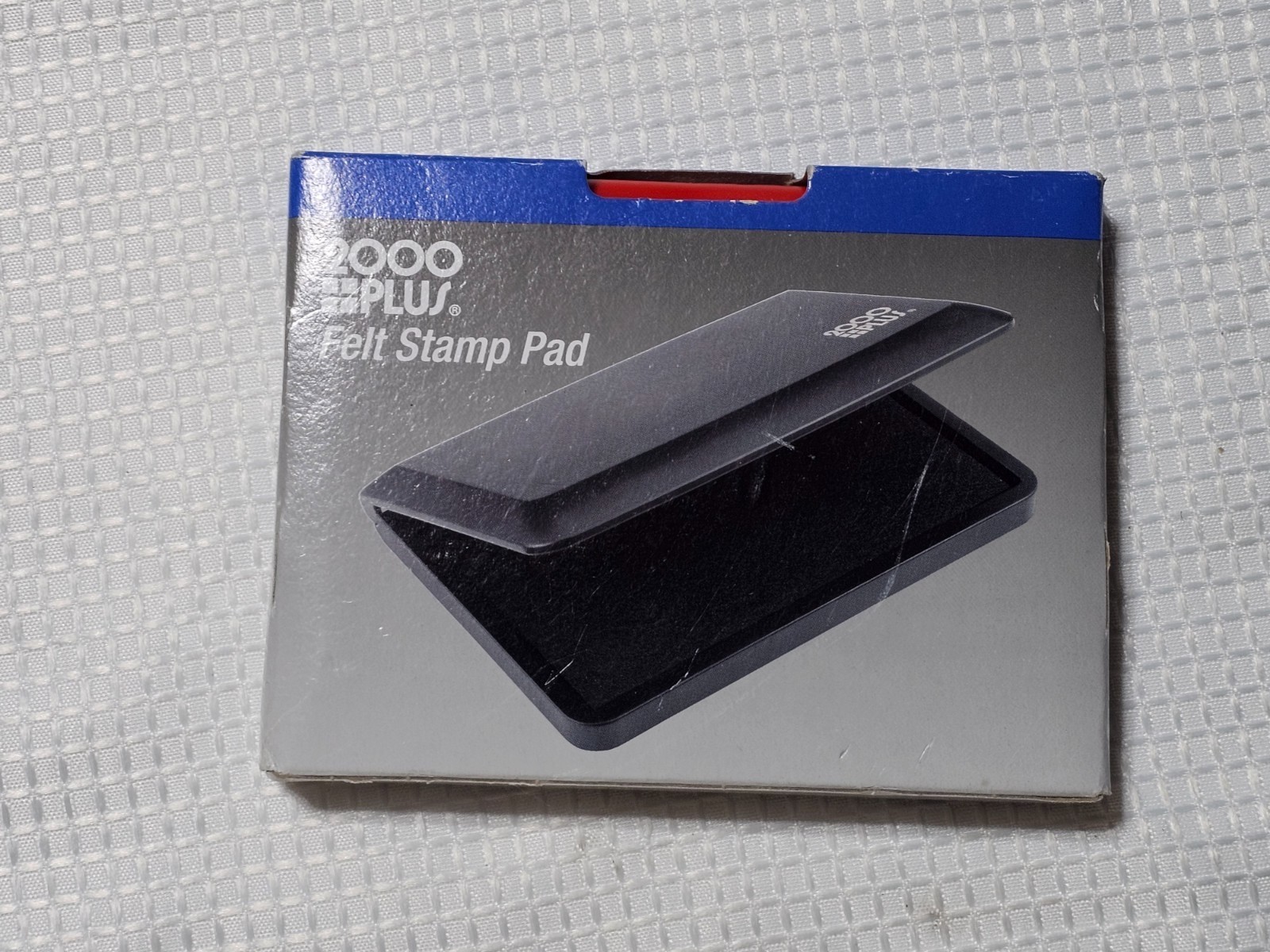 COSCO 2000 PLUS One-Color Felt Stamp Pad, #1, 4.25" x 2.75", Black