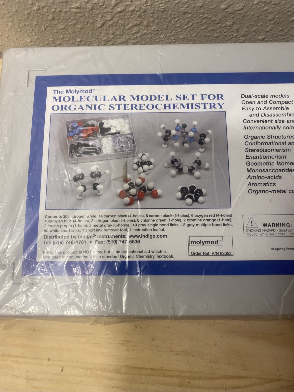 The Molymod Molecular Model Set For Organic Stereochemistry