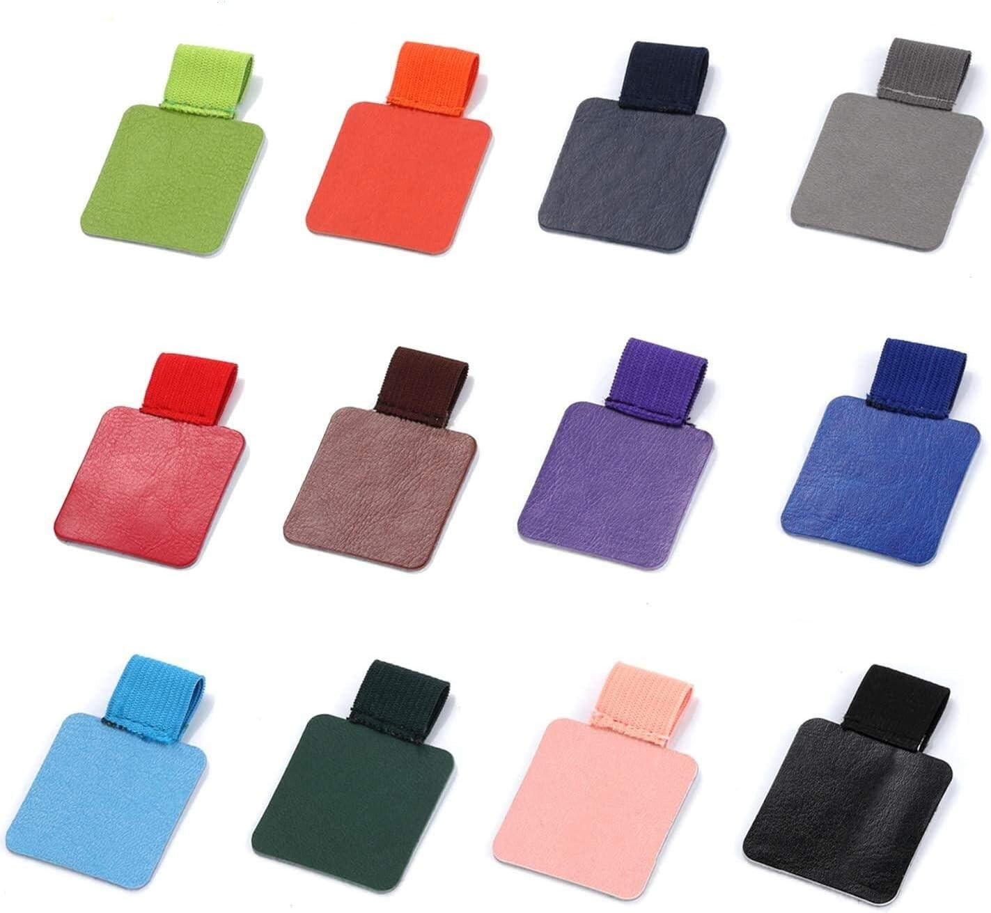 Pen Loop Holder Set, 12 Pack Self-Adhesive Pencil Holder Elastic Design for Note