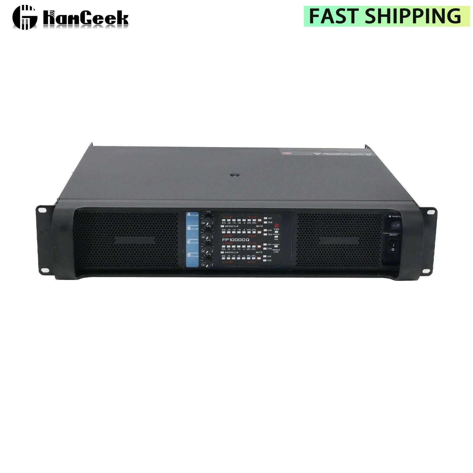 FP10000Q 4x1350W Digital Power Amp Power Amp 4 Ch Amp for Stage Bar KTV Karaoke