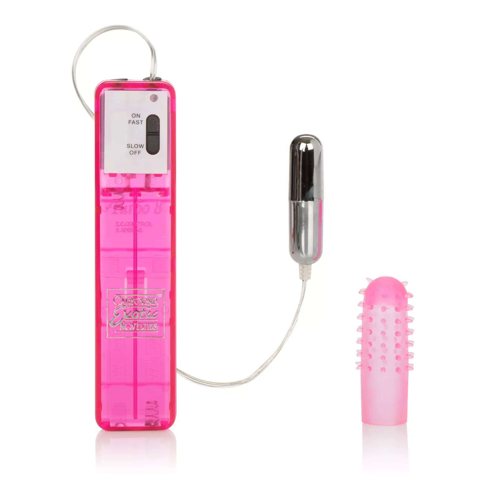 Turbo 8 Accelerator Bullet - Pink by CalExotics