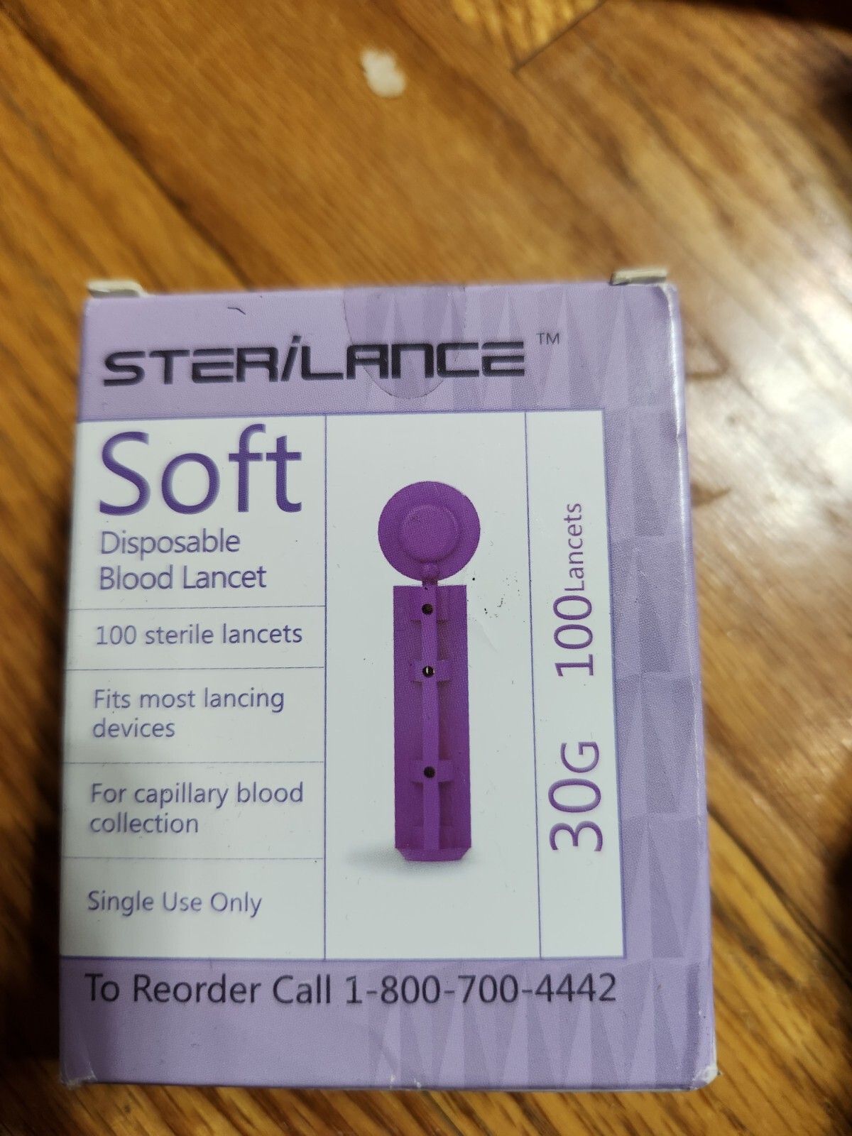 Blood Lancet Pen Disposable Needles Stick , 30G