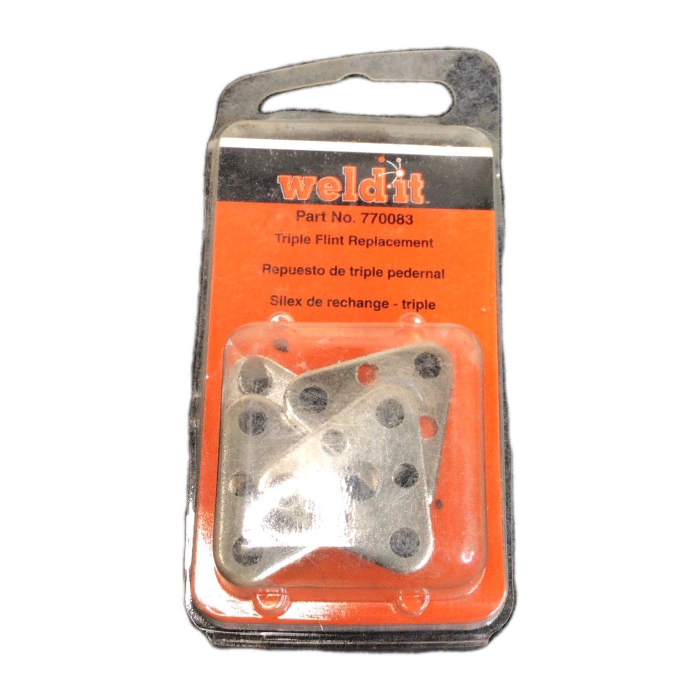 Hobart Welding, Triple Flint Replacement Tips, (4), Part# 770083
