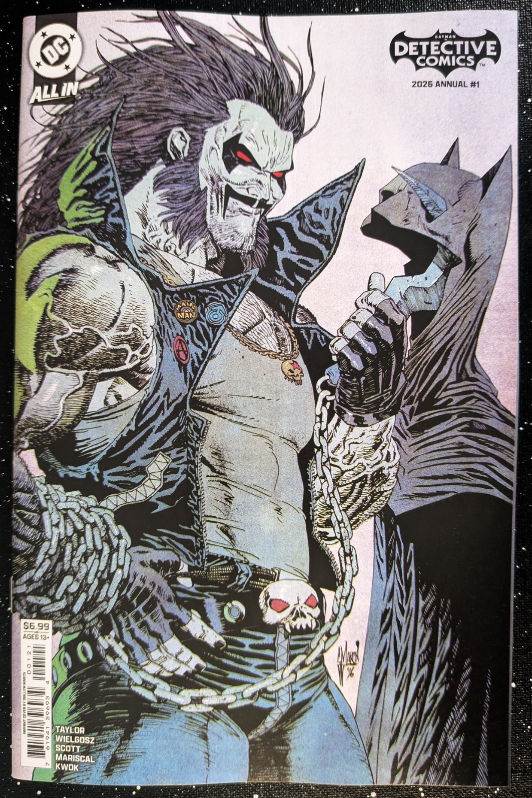 Detective Comics 2026 Annual #1 Guillem March Card Stock Variant NM