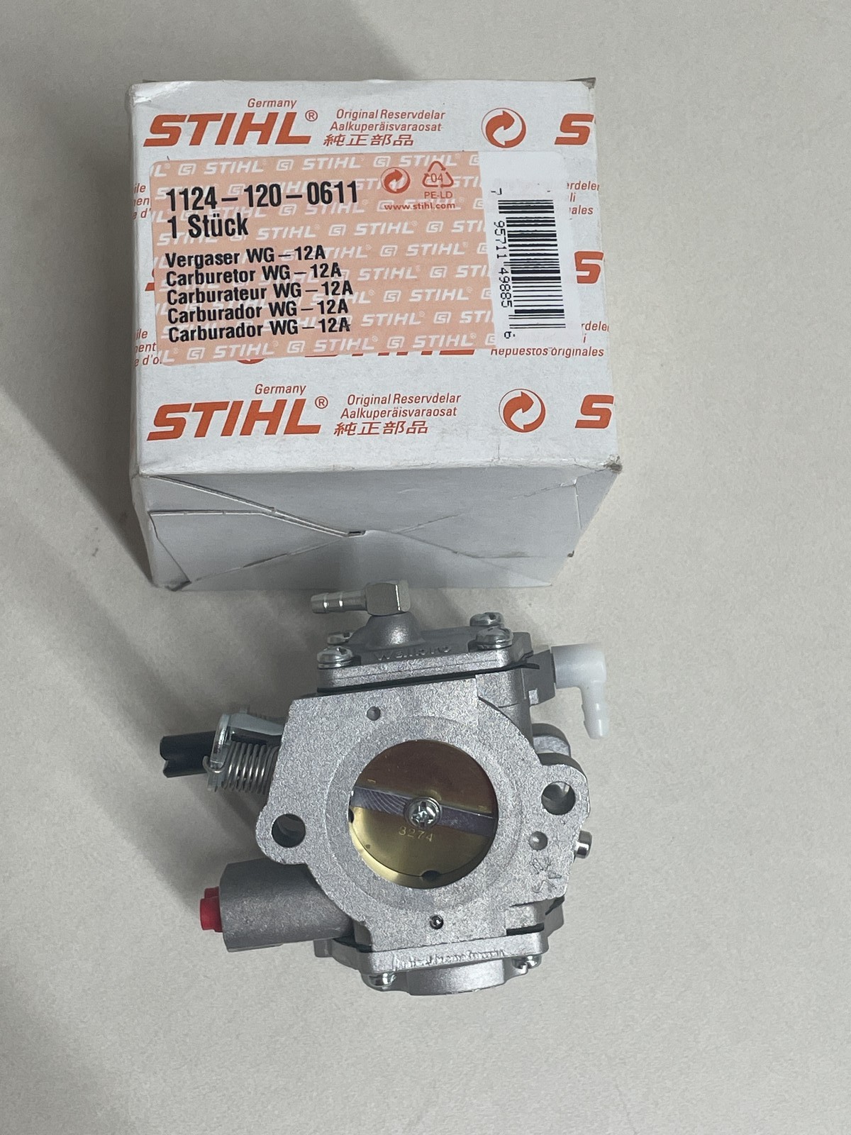 STIHL OEM WALBRO CARBURETOR 1124 120 0611 / WG-12 FOR MS880 880R 088 MS 880  R