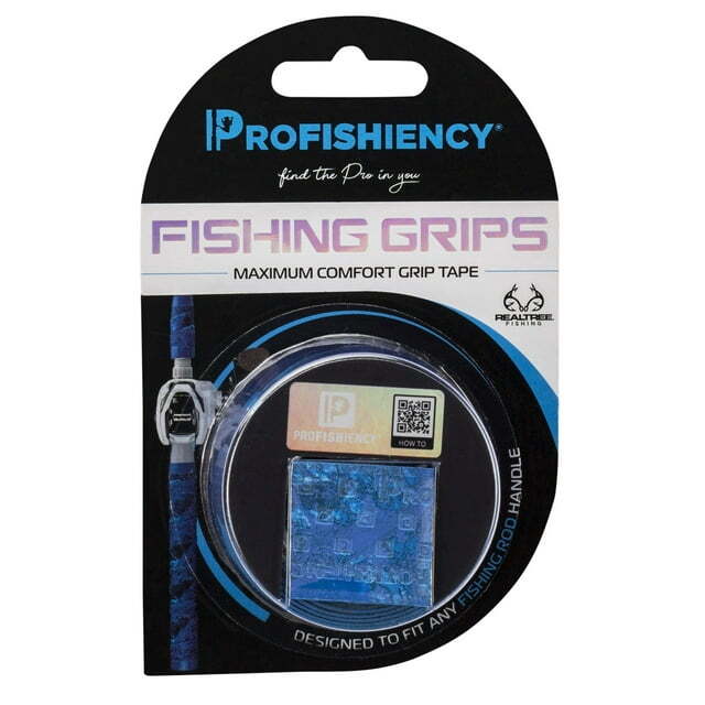 ProFISHiency Fishing Grips Grip Tape - Real Tree True Blue Wave