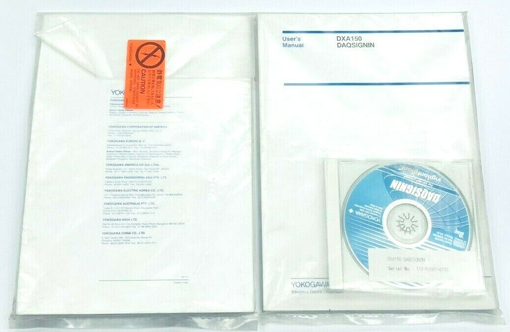 LOT OF 2 NEW YOKOGAWA DXA150 USER'S MANUAL DAQSIGNIN FOR PRESSURE TRANSMITTER