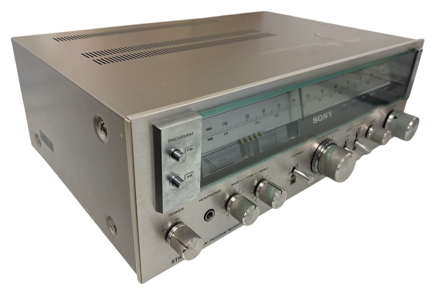 SONY STR-313 AM-FM STEREO RECEIVER WITH PROGRAM SENSOR