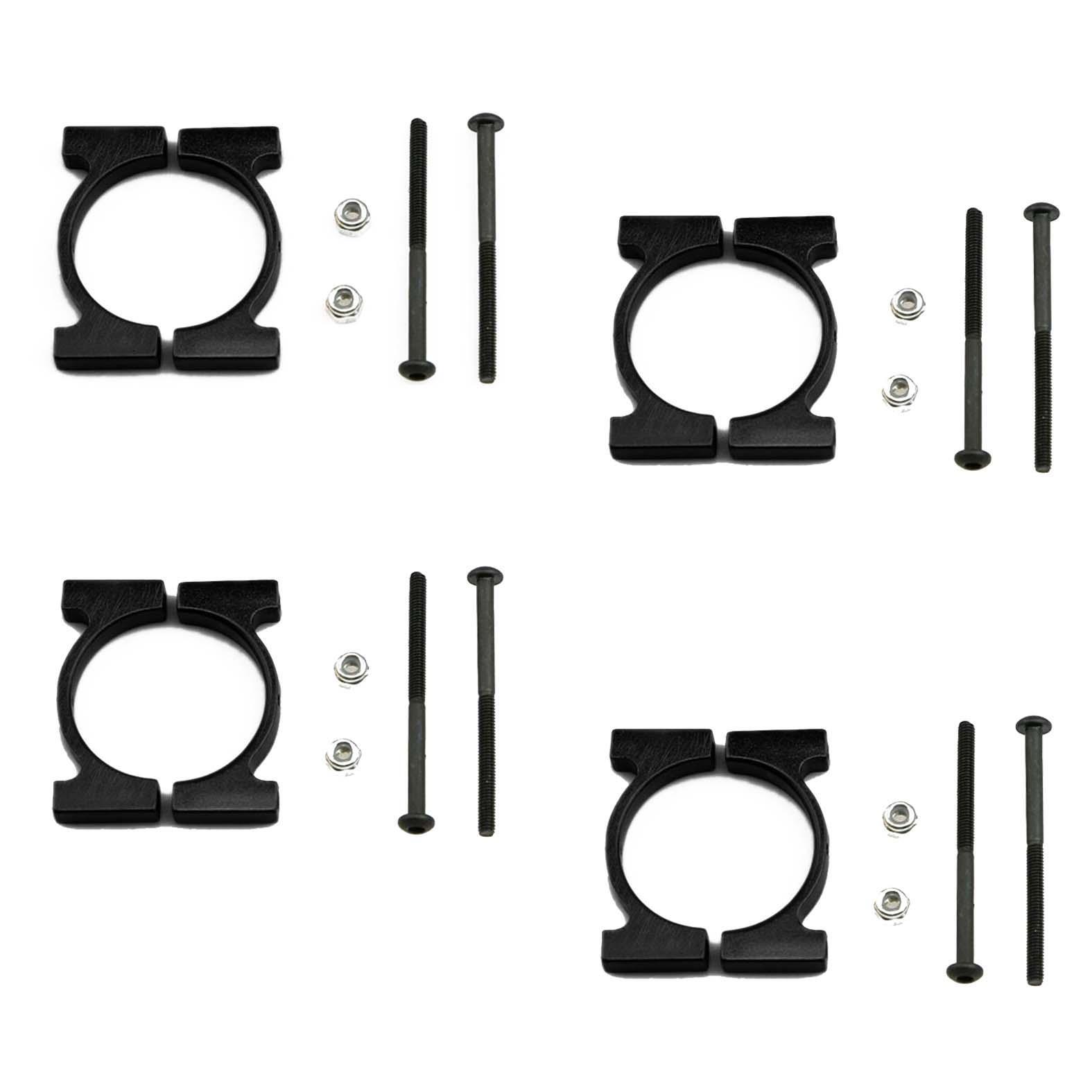 4x CNC Superlight Alloy 12MM Arm Clamp Tube Mount for DIY Quadcopter Multirotor