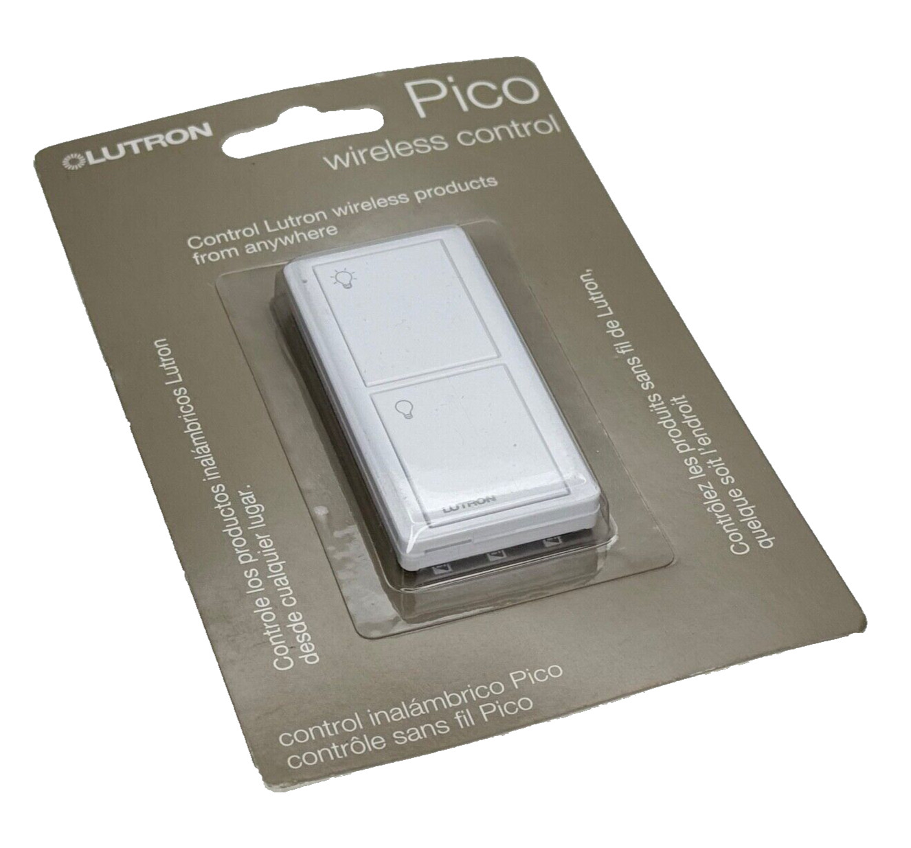 Lutron PJ2-2B-GWH-L01 Pico Remote Control White RadioRa2 RadioRa3 Caseta - NEW