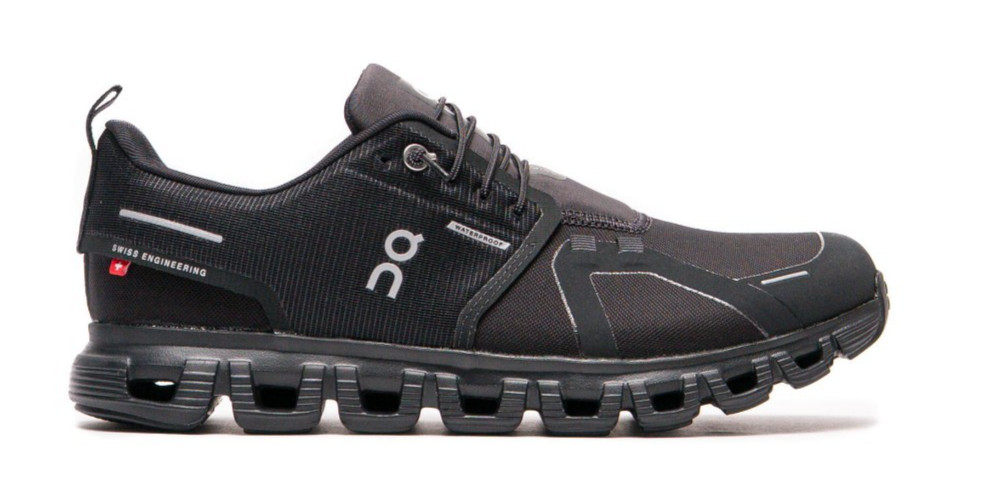 On Running Cloud 6 Waterproof All Black 3MF10061043 Men's Size New