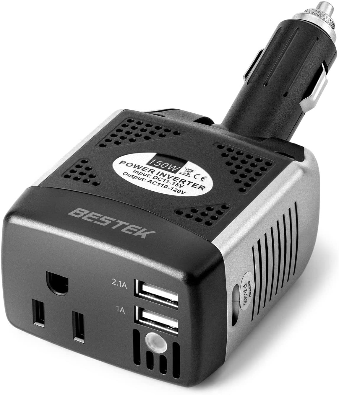 150W Power Inverter 12V to 110V Voltage Converter Car Charger Power Adapter with