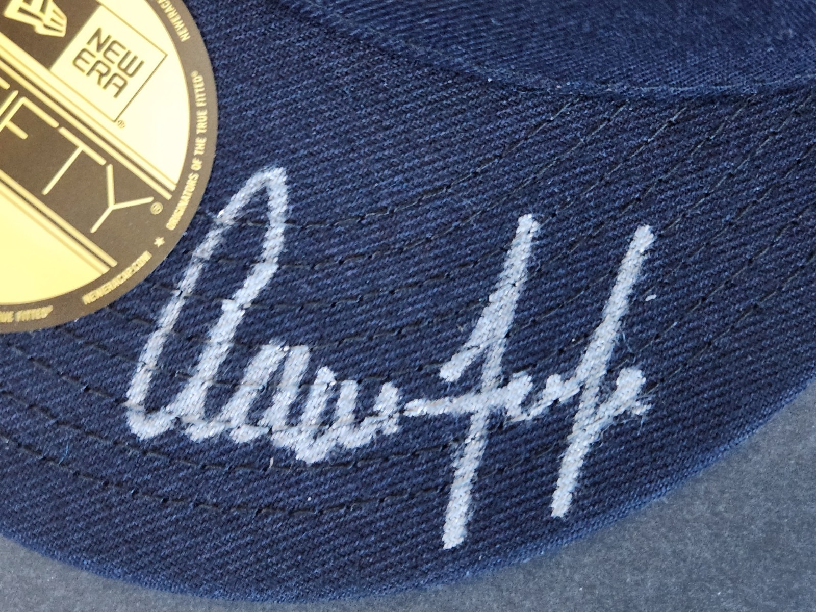 Aaron Judge Autographed New Era World Series Hat 2024 New York Yankees Beckett