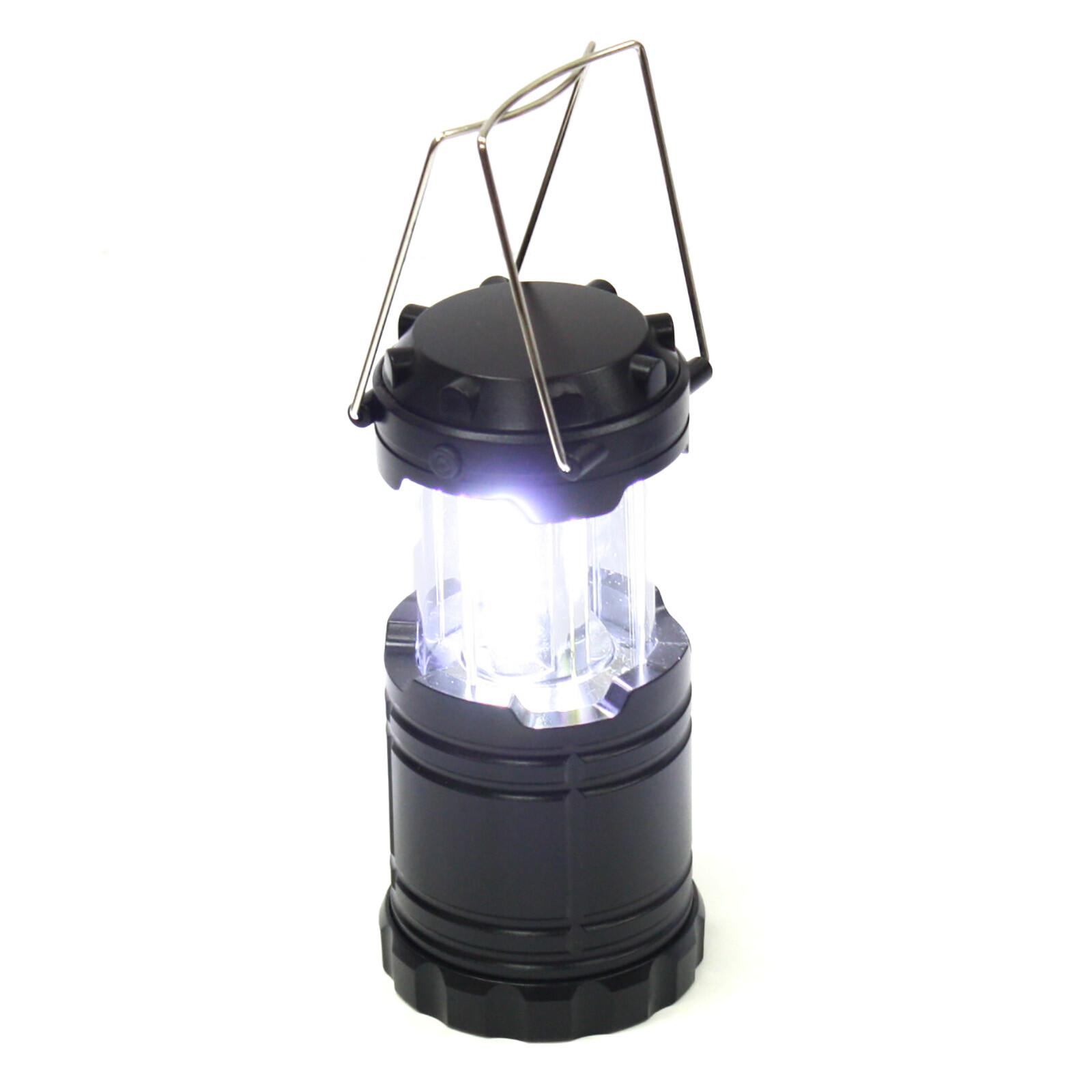 180 LM Collapsible Lantern LED COB Light Portable Camping Outdoor Emergency BLK