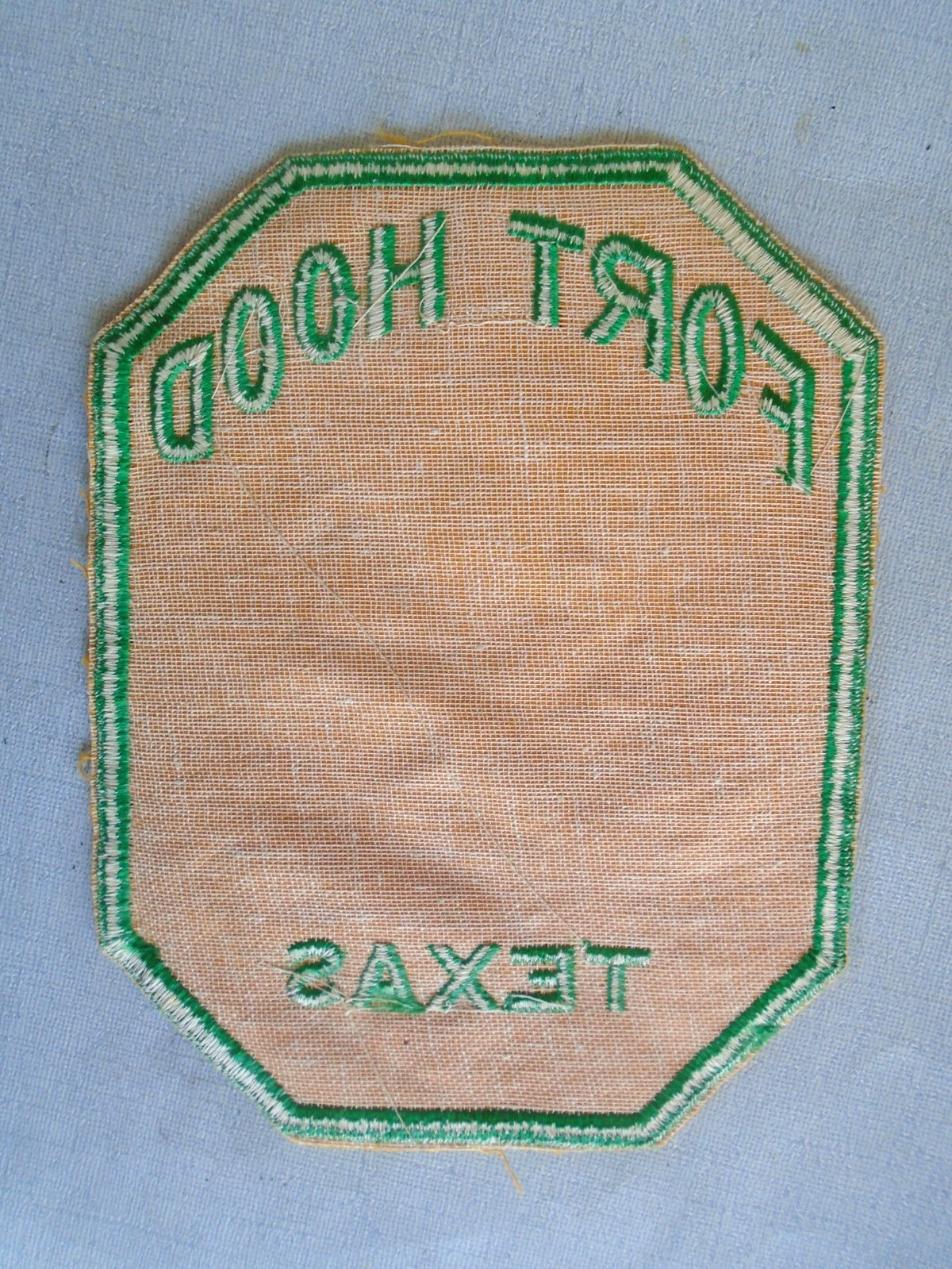 Fort Hood Texas oversize mesh back patch