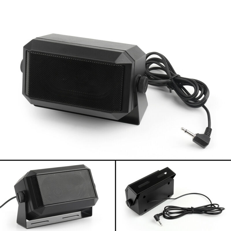 1PC 3.5mm Heavy Duty KES-3 External Speaker For Yaesu Kenwood Icom Car Radio UE
