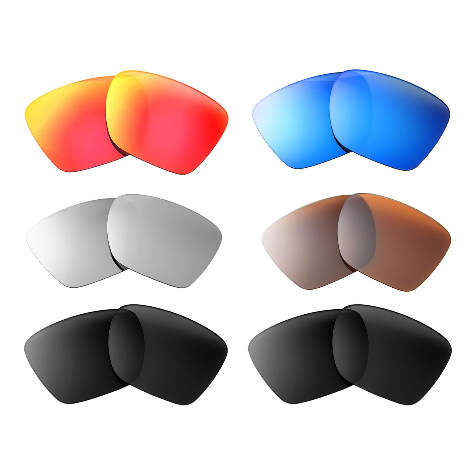 Walleva Replacement Lenses For Maui Jim Cruzem MJ864 Sunglasses -Options