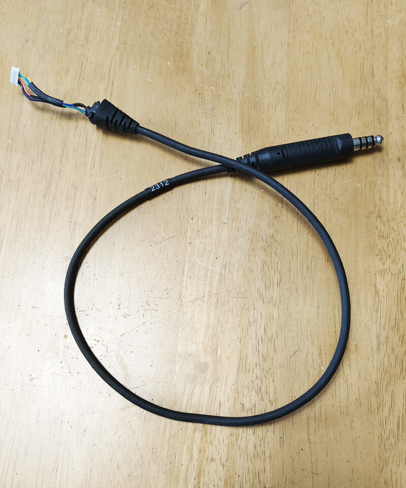 For Bose A20 Headset Cable - U174 Helicopter Plug Straight Cord