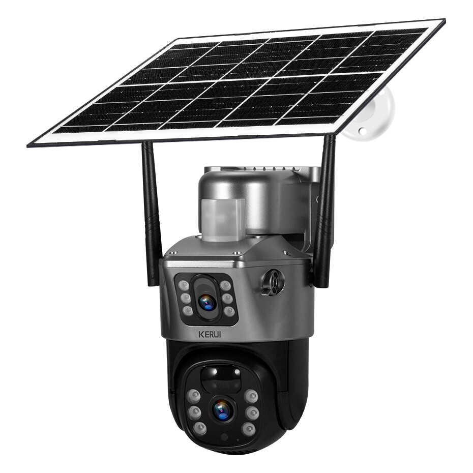 2x Solar Battery Powered Wireless WiFi Outdoor Home Security Camera System CCTV