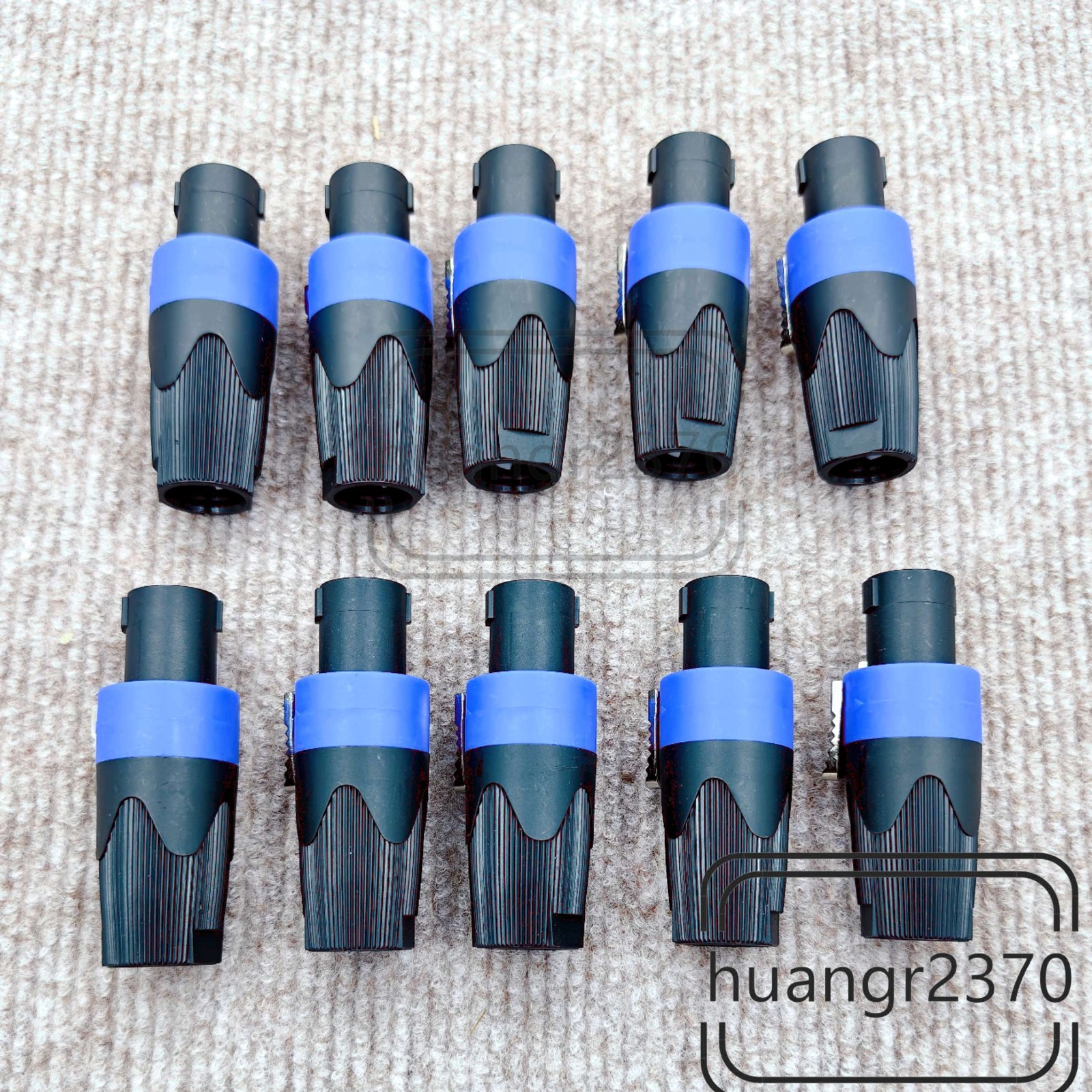 10 pcs NL4FX 4 pole Locking SpeakON Cable Connector Replacement for Neutrik