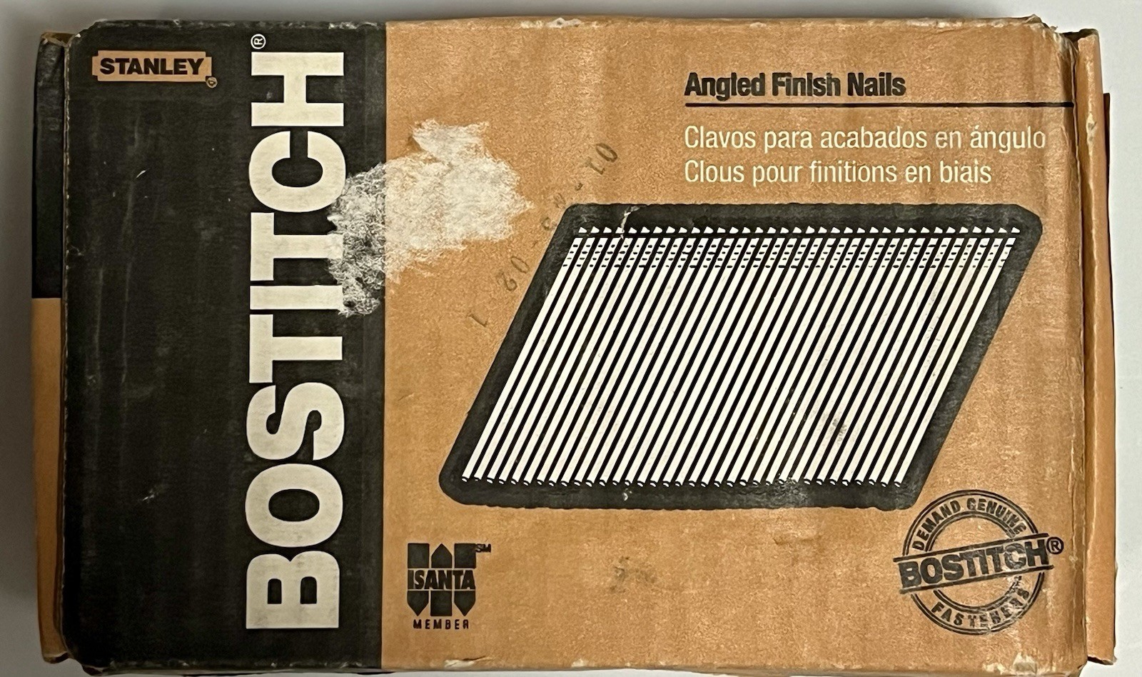 Bostitch 1-1/4 in. L X 15 Ga. Angled Strip Coated Finish Nails 3655pk (100 Used)