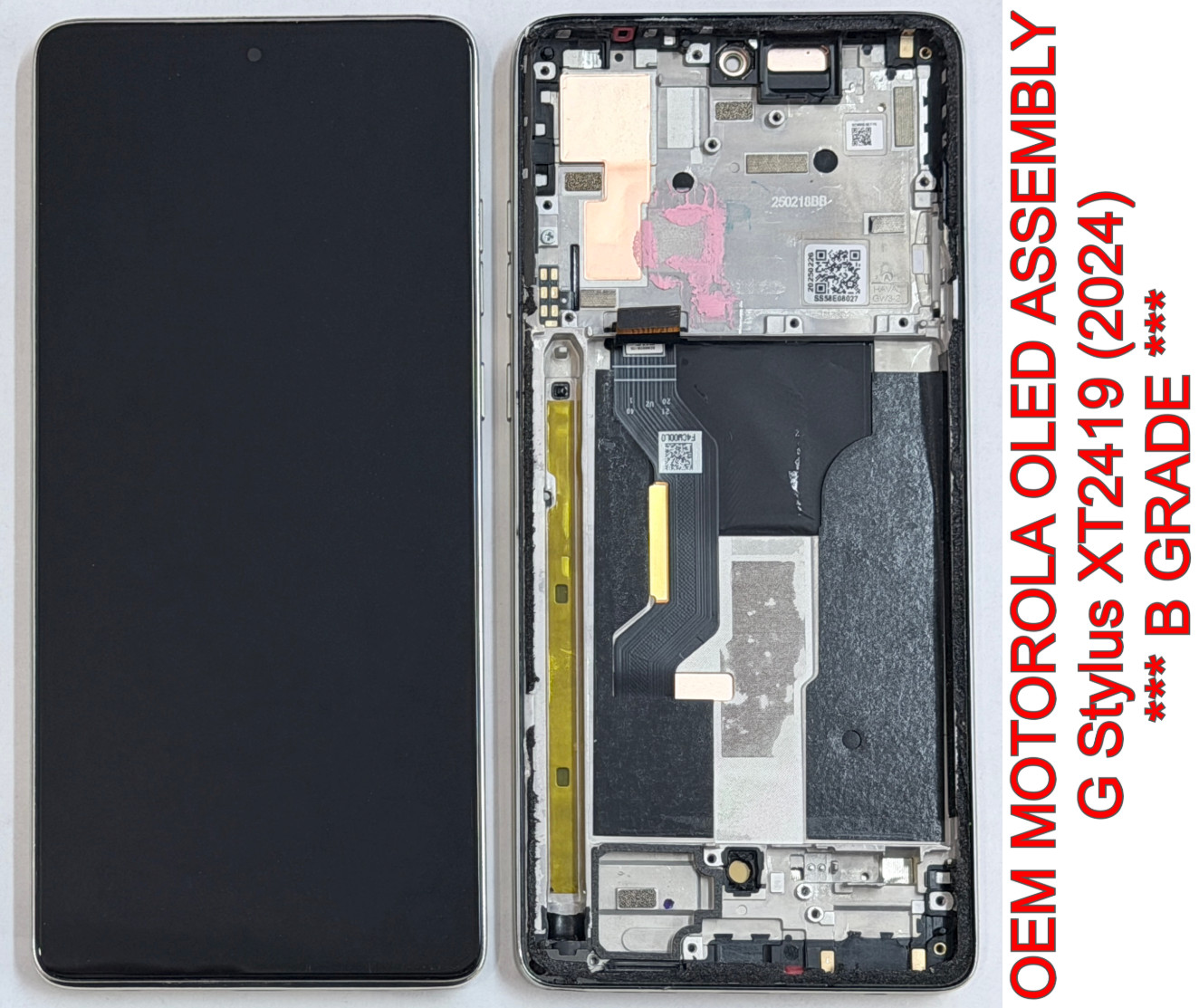 Motorola Moto G Stylus 5G XT2419 2024 OLED SCREEN DIGITIZER + FRAME LCD *B GRADE