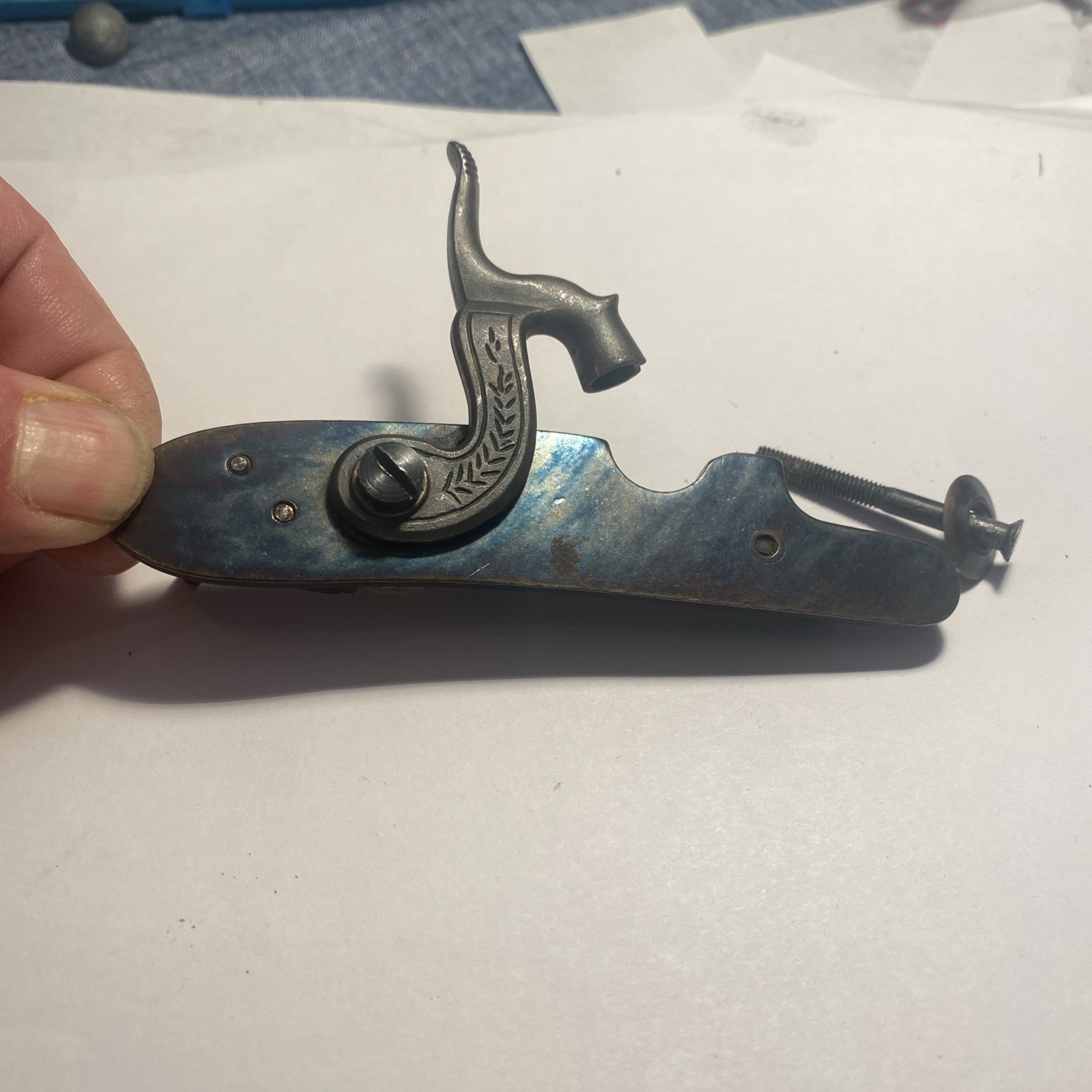 CVA Lock From Plainsman Muzzleloader. Fits Frontier And Kentucky Rifle.