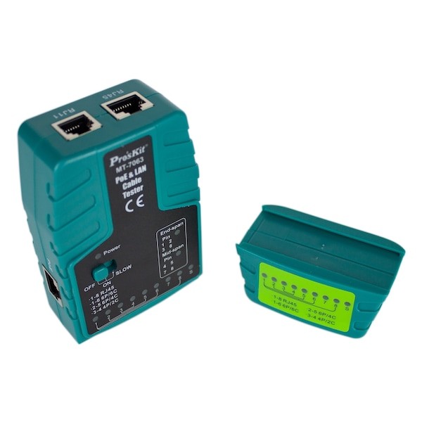 PROSKIT MT-7063 POE and LAN Cable Tester