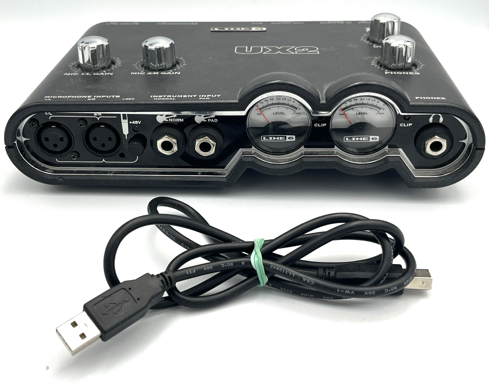 Line 6 POD Studio UX2 Digital Music Recording Interface-O2D with USB Cable