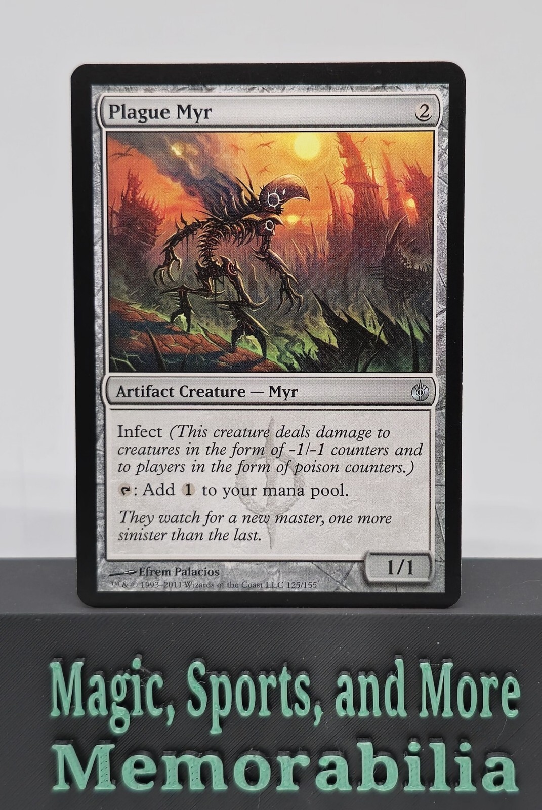 MTG Plague Myr - Mirrodin Besieged Uncommon Magic The Gathering LP