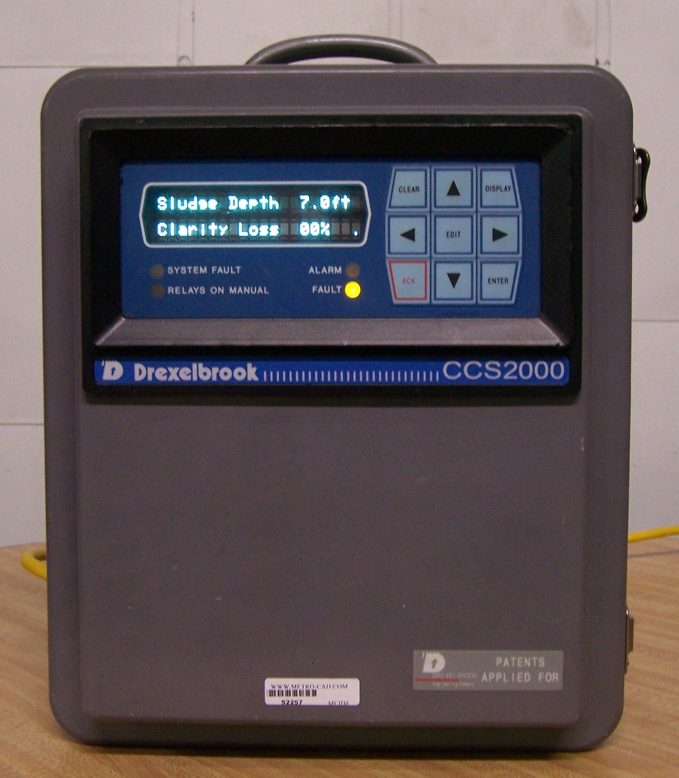 DREXELBROOK ENGINEERING COMPANY CCS 2000 CLARIFIER CONTROL SYSTEM