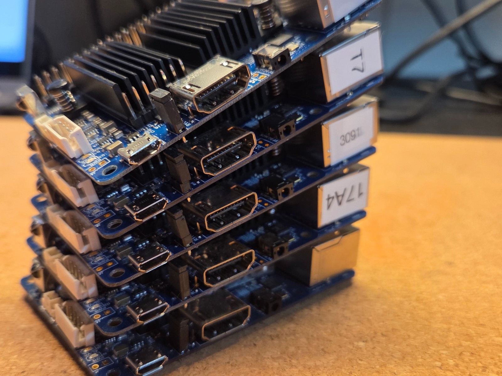 Lot of Five (5) - Hardkernel ODroid-c1+