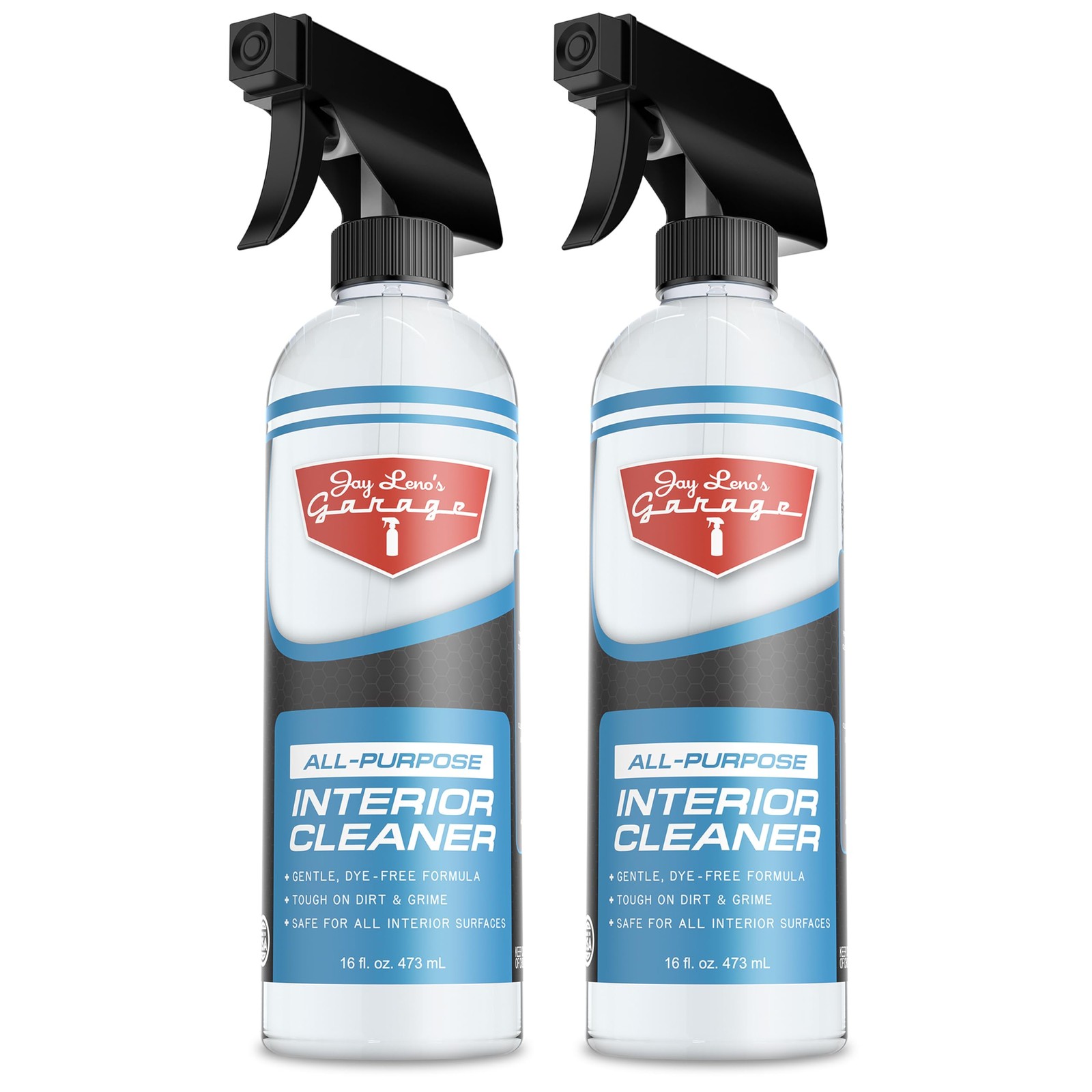 Jay Leno's Garage All Purpose Interior Cleaner Spray for 16 oz (Pack of 2)