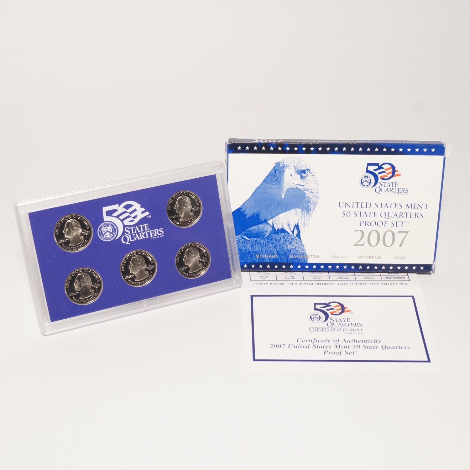 2007 Proof Set Quarters