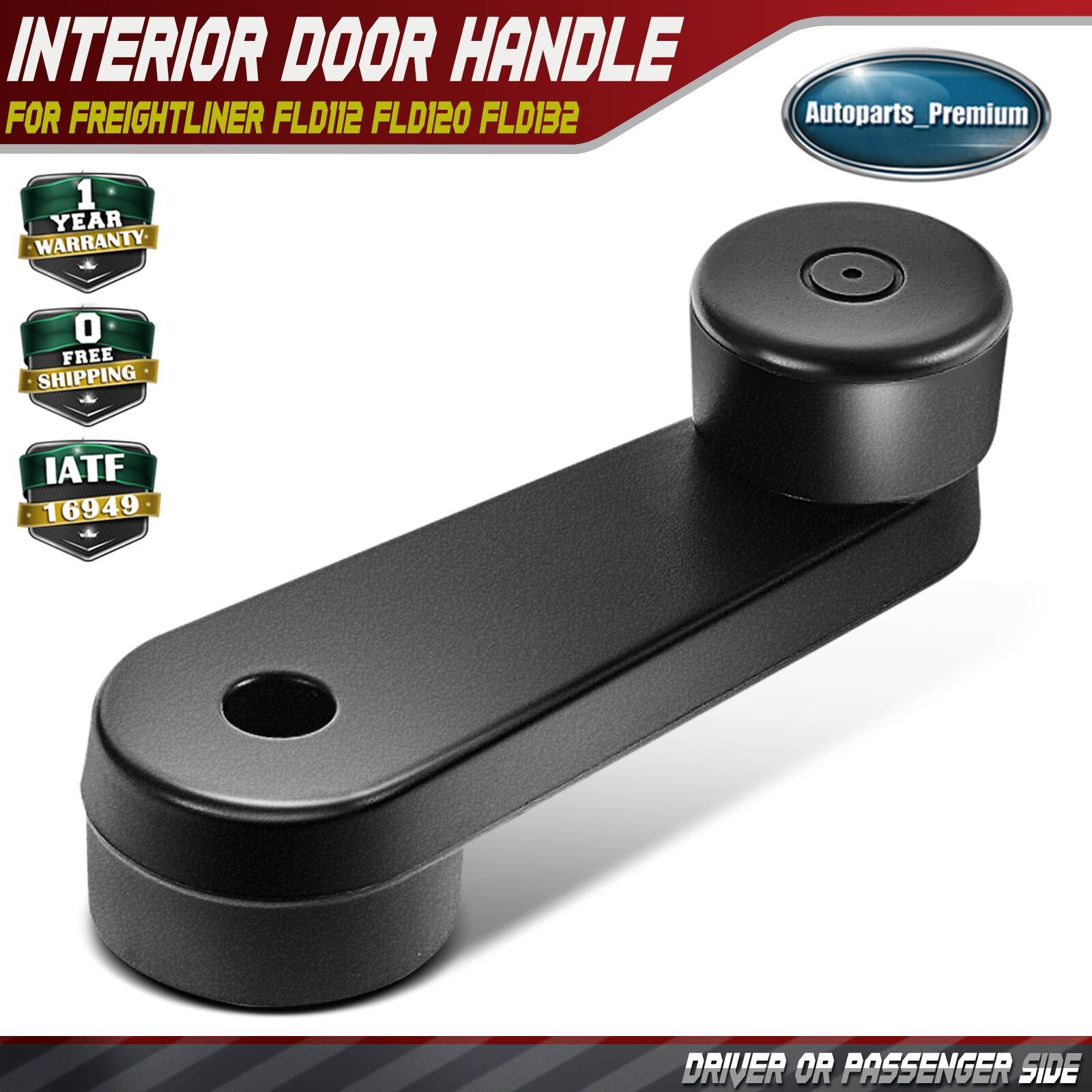 Left or Right Black Window Crank Handle for Freightliner FLD112 FLD120 FLD132