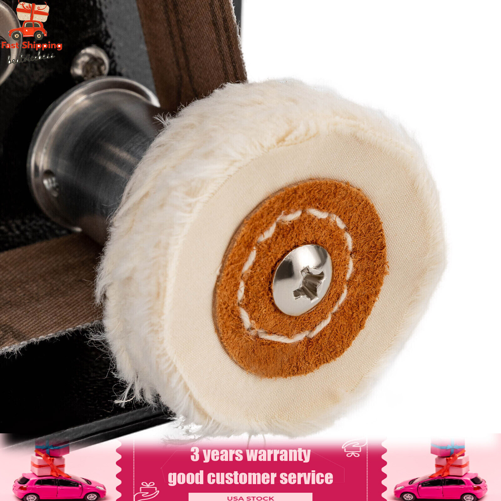 Electric Polishing Grinding Machine with 10PC Abrasive Belt for Wood Metal Knife