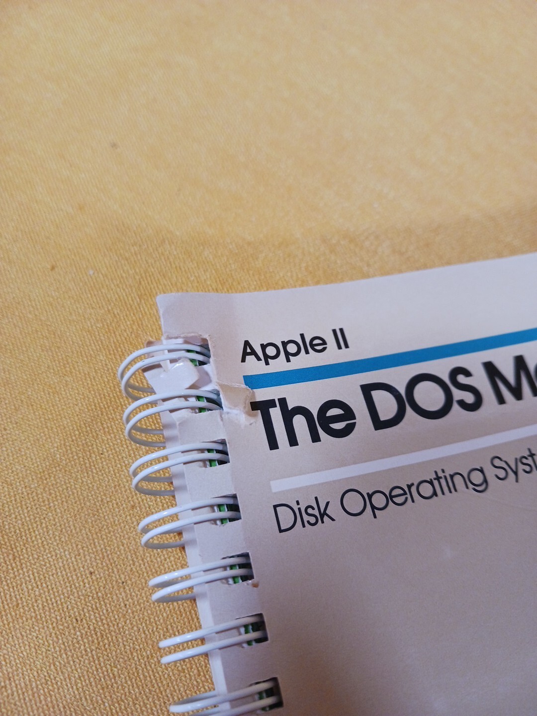 Vintage Apple II DOS Manual Disk Operating System 1981