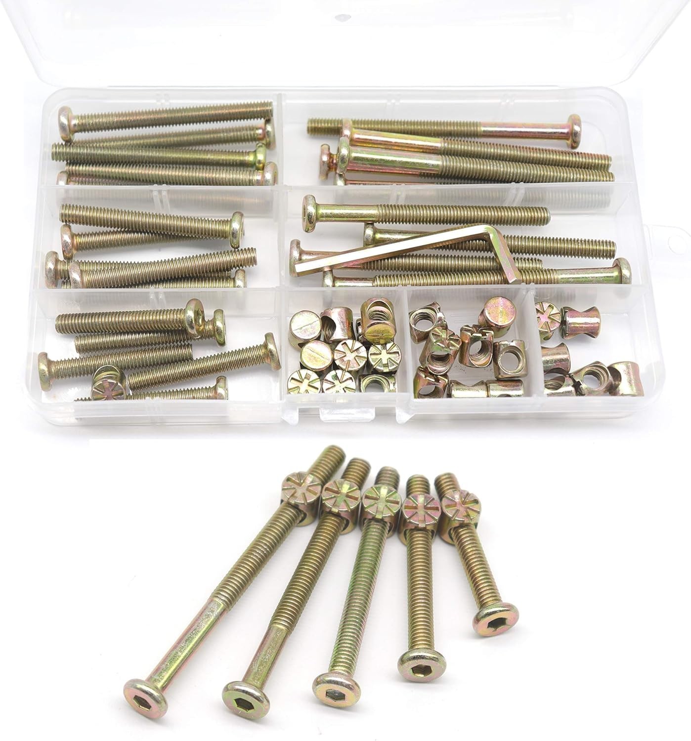 Dream on me, Delta, Graco, Fisher Crib Screws and Bolts Kit - 25-Piece M6-1.0...