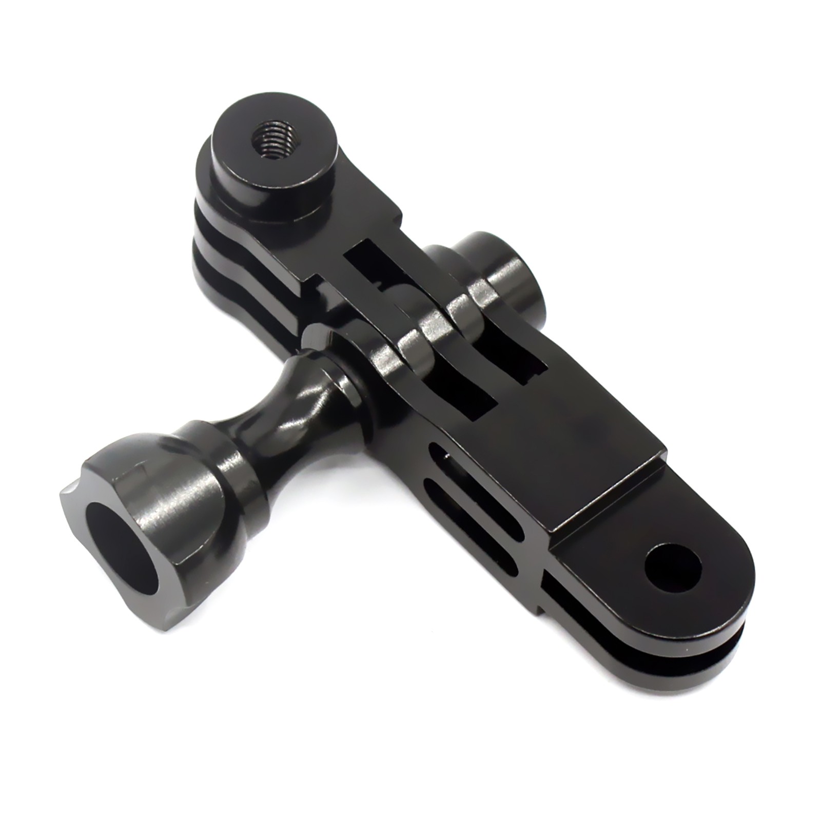 1Pc Black 3 Way Adjustable Extension Pivot Arm Adapter Replace Kit For Gopro