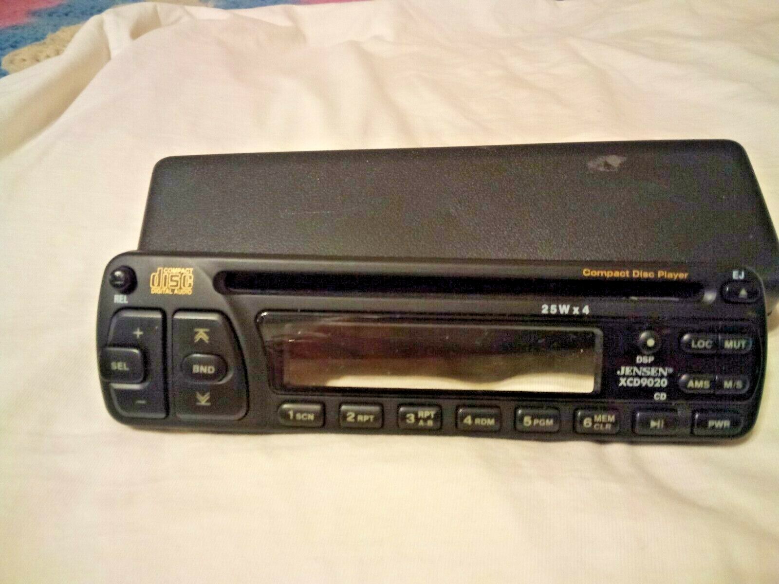 JENSEN RADIO FACEPLATE  XCD9020 CD PLAYER 25WX4