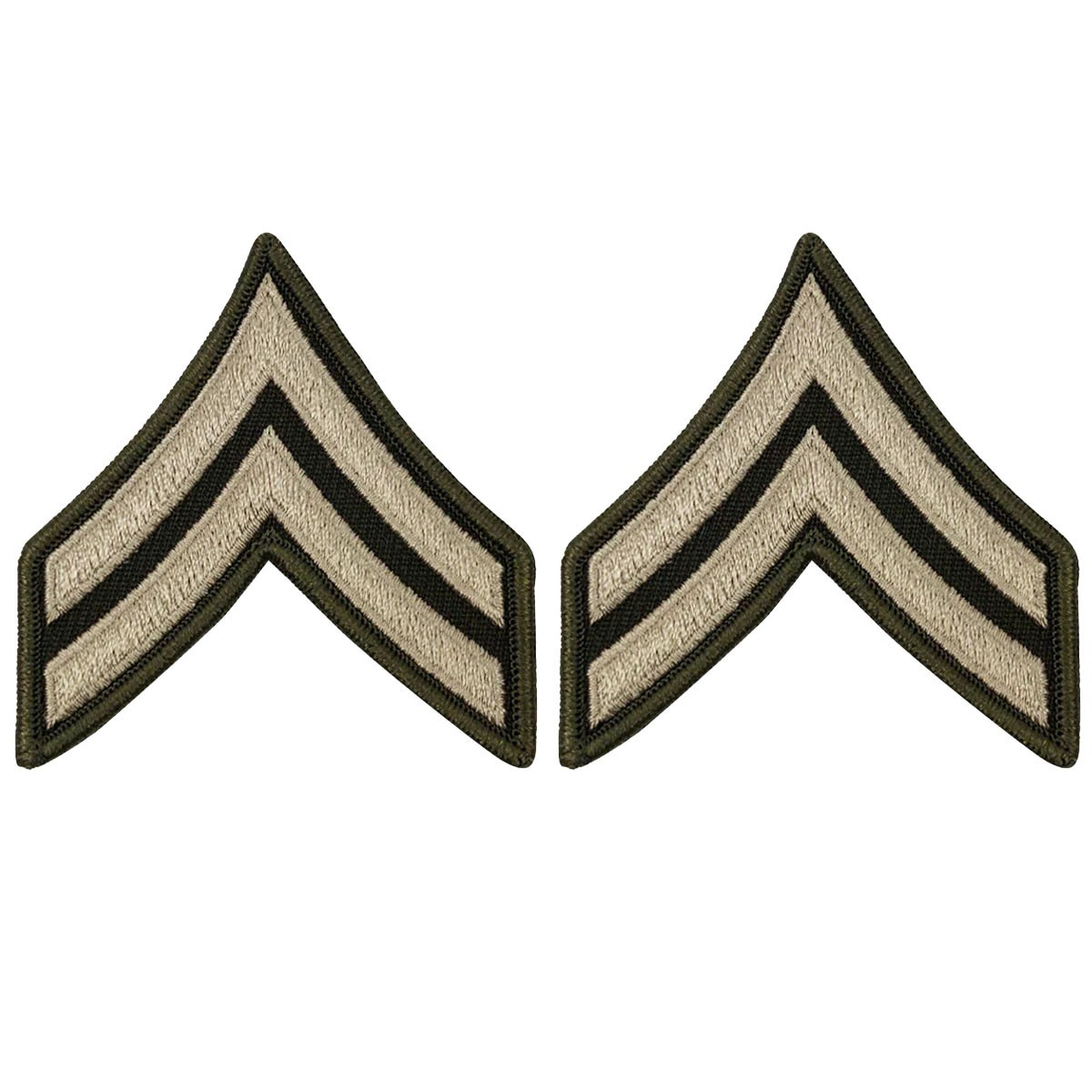 AGSU Corporal Female Enlisted Chevron (Military Issued)-Veteran Owned Business