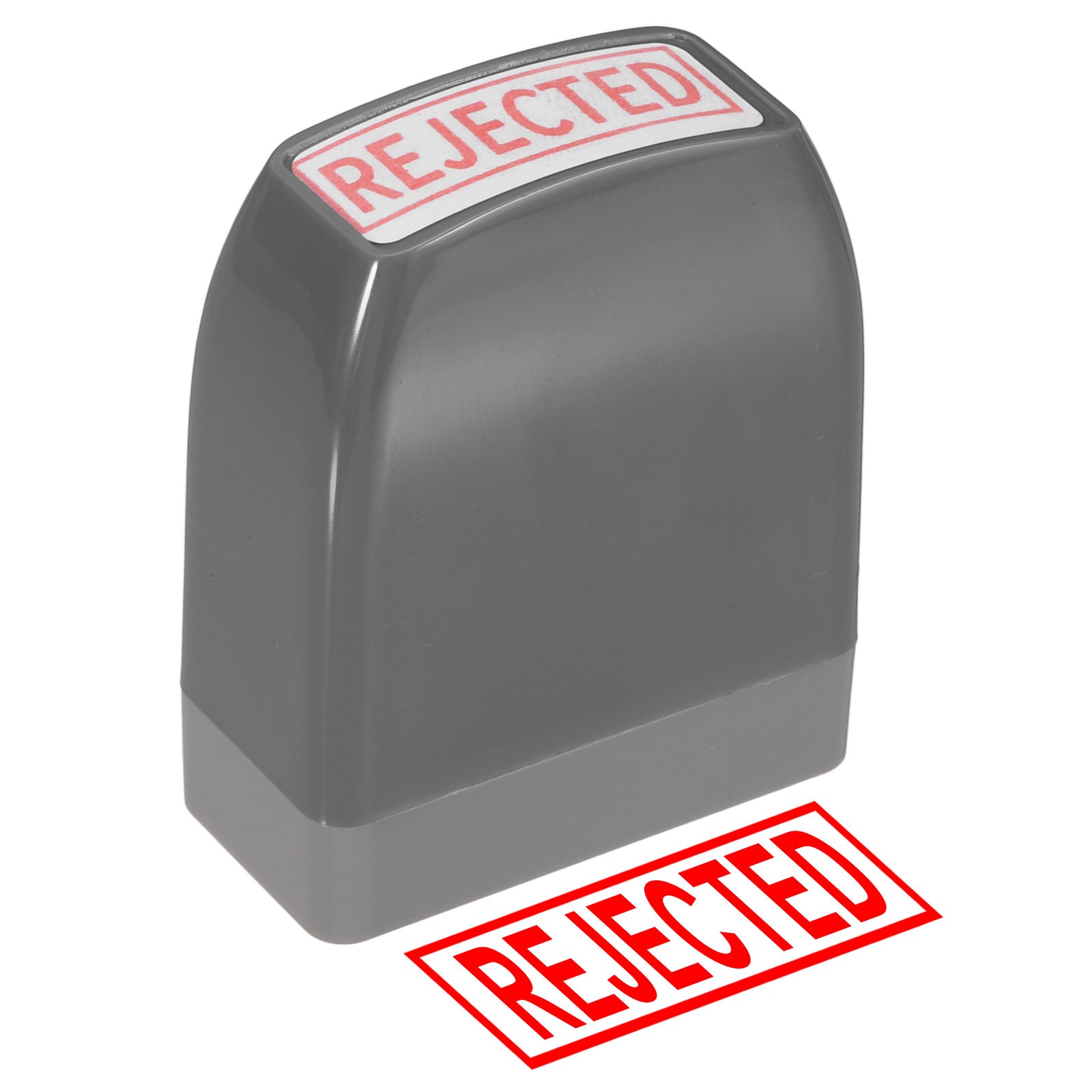 REJECTED Notice Stamp Self Inking, Grey
