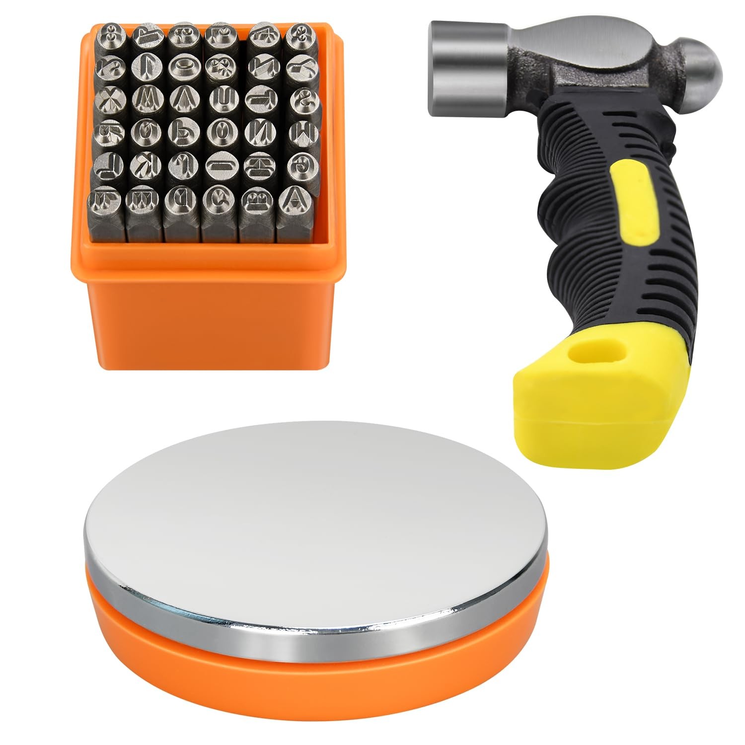 Metal Stamping Kit, Including 37pcs Stamps, Bench 3mm Kit