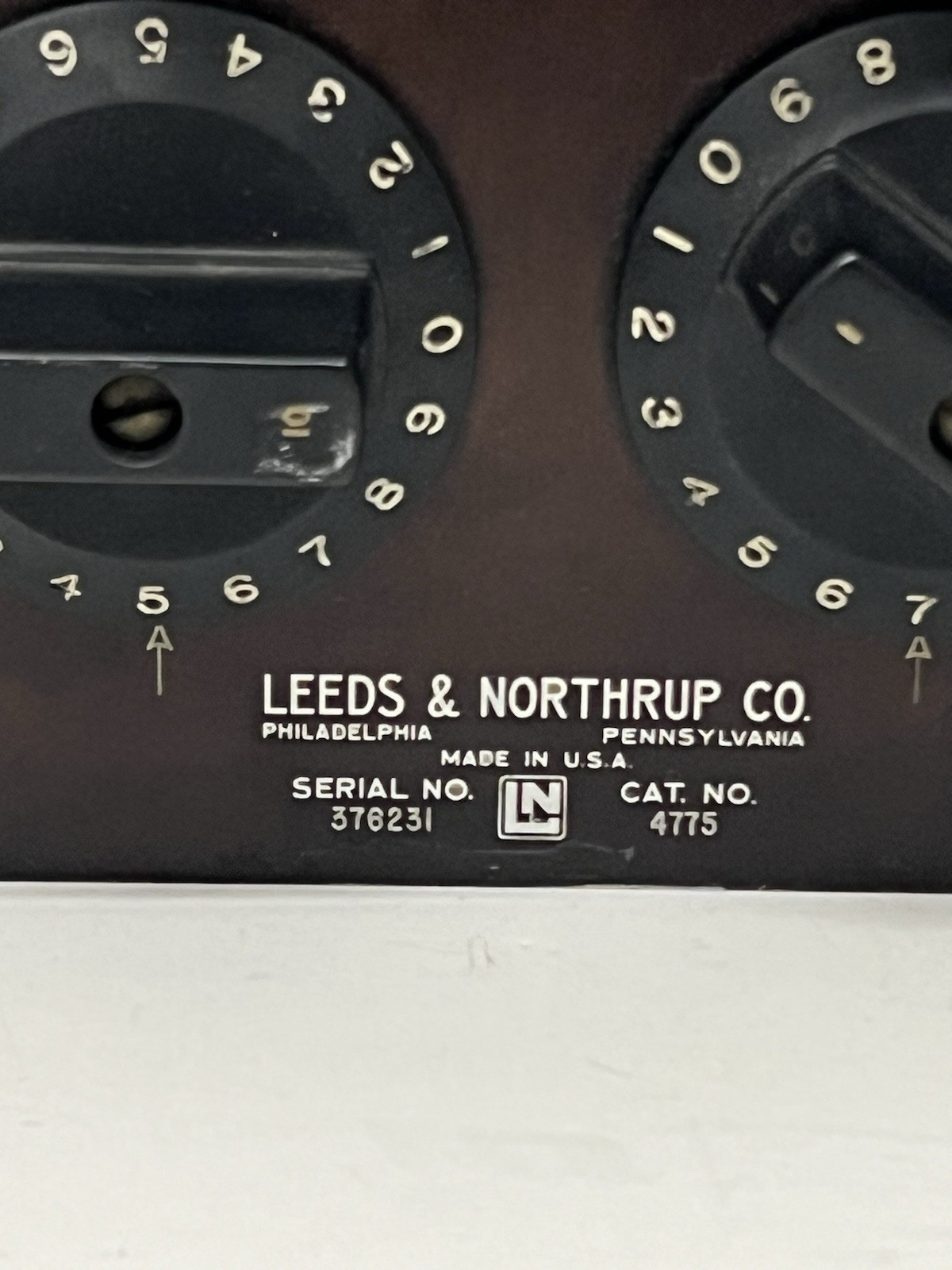 1932 Leeds & Northrup Decade Box Cat. No 4775