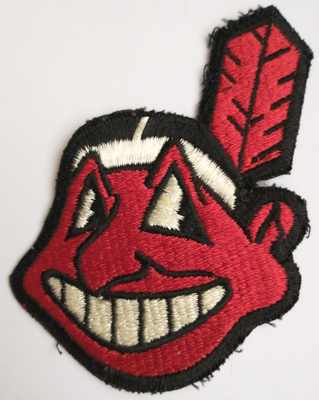 Vintage Cleveland Indians Chief Wahoo Embroidered Sew-on Patch